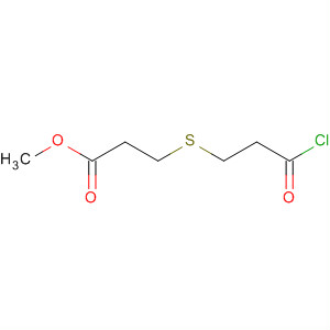 63880-92-2  Propanoic acid, 3-[(3-chloro-3-oxopropyl)thio]-, methyl ester