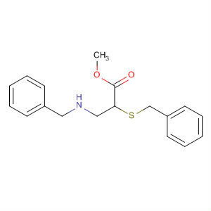 63887-84-3  Propanoic acid, 3-[(phenylmethyl)amino]-2-[(phenylmethyl)thio]-, methylester