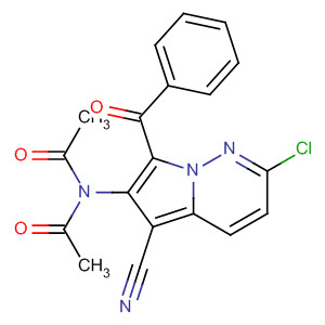 63900-61-8  Acetamide,N-acetyl-N-(7-benzoyl-2-chloro-5-cyanopyrrolo[1,2-b]pyridazin-6-yl)-