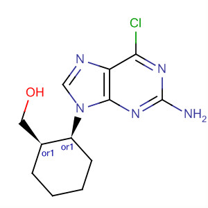 639010-68-7  Cyclohexanemethanol, 2-(2-amino-6-chloro-9H-purin-9-yl)-,(1R,2S)-rel-