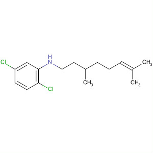 63908-72-5  Benzenamine, 2,5-dichloro-N-(3,7-dimethyl-6-octenyl)-