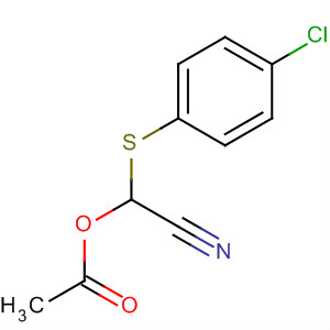 63923-65-9  Acetonitrile, (acetyloxy)[(4-chlorophenyl)thio]-