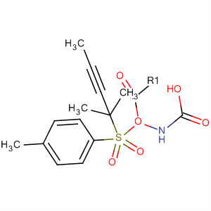 63924-68-5  Carbamic acid, [(4-methylphenyl)sulfonyl]-, 1,1-dimethyl-2-butynyl ester