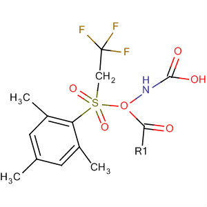 63924-91-4  Carbamic acid, [(2,4,6-trimethylphenyl)sulfonyl]-, 2,2,2-trifluoroethylester