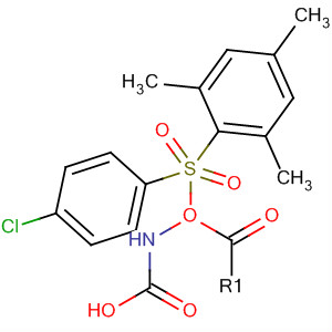 63924-94-7  Carbamic acid, [(2,4,6-trimethylphenyl)sulfonyl]-, 4-chlorophenyl ester