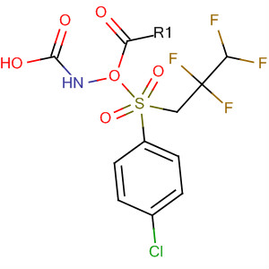 63925-01-9  Carbamic acid, [(4-chlorophenyl)sulfonyl]-, 2,2,3,3-tetrafluoropropylester
