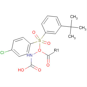 63925-17-7  Carbamic acid, [(4-chlorophenyl)sulfonyl]-, 3-(1,1-dimethylethyl)phenylester