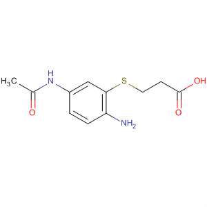 63928-32-5  Propanoic acid, 3-[[5-(acetylamino)-2-aminophenyl]thio]-