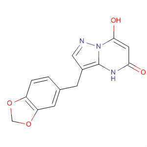 63928-55-2  Pyrazolo[1,5-a]pyrimidin-5(4H)-one,3-(1,3-benzodioxol-5-ylmethyl)-7-hydroxy-