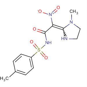 63928-67-6  Acetamide,2-(1-methyl-2-imidazolidinylidene)-N-[(4-methylphenyl)sulfonyl]-2-nitro-