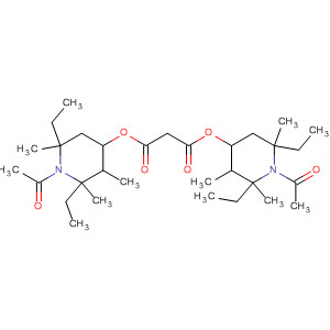 63941-38-8  Propanedioic acid, bis(1-acetyl-2,6-diethyl-2,3,6-trimethyl-4-piperidinyl)ester