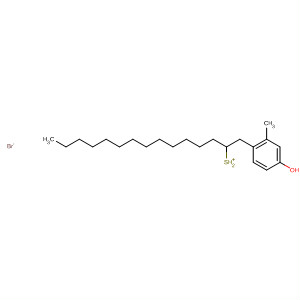 63942-09-6  Sulfonium, (4-hydroxy-2-methylphenyl)methyltetradecyl-, bromide