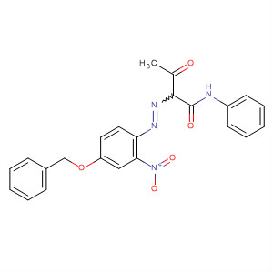 63944-22-9  Butanamide, 2-[[2-nitro-4-(phenylmethoxy)phenyl]azo]-3-oxo-N-phenyl-