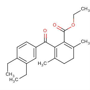 639462-41-2  1,5-Cyclohexadiene-1-carboxylic acid,6-(3,4-diethylbenzoyl)-2,5-dimethyl-, ethyl ester 639462-41-2  1,5-Cyclohexadiene-1-carboxylic acid,6-(3,4-diethylbenzoyl)-2,5-dimethyl-, ethyl ester