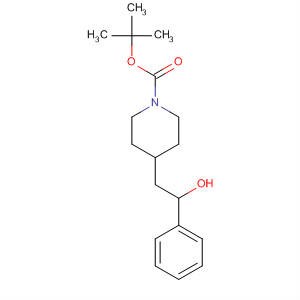 639468-64-7  1-Piperidinecarboxylic acid, 4-(2-hydroxy-2-phenylethyl)-,1,1-dimethylethyl ester