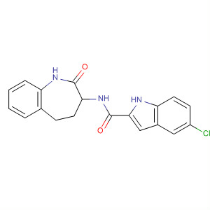 639478-28-7  1H-Indole-2-carboxamide,5-chloro-N-(2,3,4,5-tetrahydro-2-oxo-1H-1-benzazepin-3-yl)-