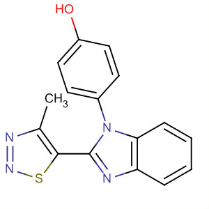 639522-91-1  Phenol, 4-[2-(4-methyl-1,2,3-thiadiazol-5-yl)-1H-benzimidazol-1-yl]-