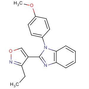 639523-14-1  1H-Benzimidazole, 2-(3-ethyl-4-isoxazolyl)-1-(4-methoxyphenyl)- 639523-14-1  1H-Benzimidazole, 2-(3-ethyl-4-isoxazolyl)-1-(4-methoxyphenyl)-