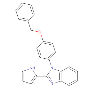 639523-51-6  1H-Benzimidazole, 1-[4-(phenylmethoxy)phenyl]-2-(1H-pyrrol-2-yl)-