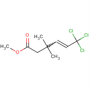 63963-48-4  4-Hexenoic acid, 6,6,6-trichloro-3,3-dimethyl-, methyl ester