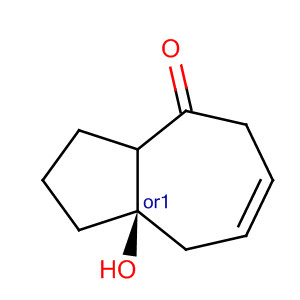 63963-80-4  4(1H)-Azulenone, 2,3,3a,5,8,8a-hexahydro-8a-hydroxy-, cis-