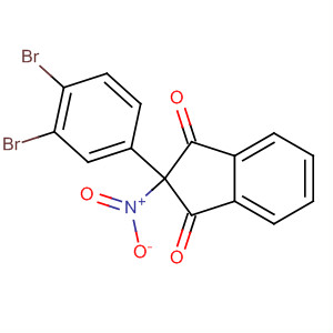 63964-56-7  1H-Indene-1,3(2H)-dione, 2-(3,4-dibromophenyl)-2-nitro-