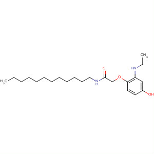 63966-68-7  Acetamide, N-dodecyl-2-[2-(ethylamino)-4-hydroxyphenoxy]-