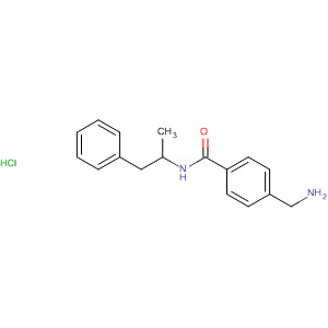 63967-14-6  Benzamide, 4-(aminomethyl)-N-(1-methyl-2-phenylethyl)-,monohydrochloride