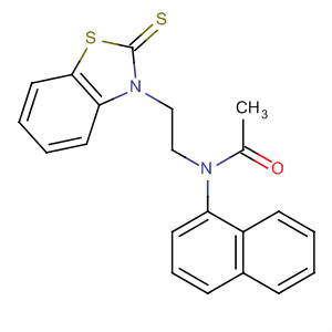 63970-18-3  Acetamide,N-1-naphthalenyl-N-[2-(2-thioxo-3(2H)-benzothiazolyl)ethyl]-