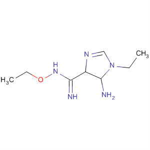 63987-60-0  1H-Imidazole-4-carboximidamide,5-amino-N-ethoxy-1-ethyl-4,5-dihydro-