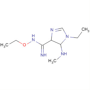 63987-62-2  1H-Imidazole-4-carboximidamide,N-ethoxy-1-ethyl-4,5-dihydro-5-(methylamino)-