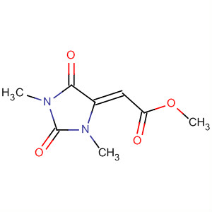 63996-28-1  Acetic acid, (1,3-dimethyl-2,5-dioxo-4-imidazolidinylidene)-, methylester, (Z)-