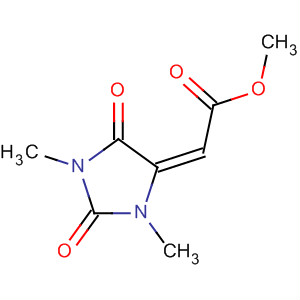 63996-29-2  Acetic acid, (1,3-dimethyl-2,5-dioxo-4-imidazolidinylidene)-, methylester, (E)-