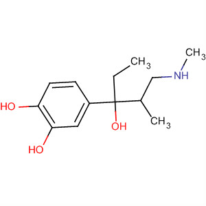 630394-81-9  1,2-Benzenediol, 4-[1-ethyl-1-hydroxy-2-methyl-3-(methylamino)propyl]-