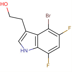 630399-68-7  1H-Indole-3-ethanol, 4-bromo-5,7-difluoro-