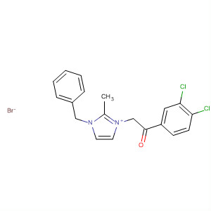 630403-91-7  1H-Imidazolium,1-[2-(3,4-dichlorophenyl)-2-oxoethyl]-2-methyl-3-(phenylmethyl)-,bromide