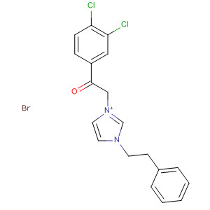 630403-98-4  1H-Imidazolium, 1-[2-(3,4-dichlorophenyl)-2-oxoethyl]-3-(2-phenylethyl)-,bromide