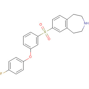 630404-64-7  1H-3-Benzazepine,7-[[3-(4-fluorophenoxy)phenyl]sulfonyl]-2,3,4,5-tetrahydro-