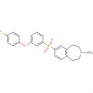 630404-65-8  1H-3-Benzazepine,7-[[3-(4-fluorophenoxy)phenyl]sulfonyl]-2,3,4,5-tetrahydro-3-methyl-