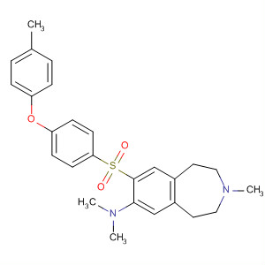 630406-02-9  1H-3-Benzazepin-7-amine,2,3,4,5-tetrahydro-N,N,3-trimethyl-8-[[4-(4-methylphenoxy)phenyl]sulfonyl]-