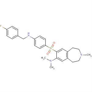 630406-48-3  1H-3-Benzazepin-7-amine,8-[[4-[(4-fluorophenyl)methylamino]phenyl]sulfonyl]-2,3,4,5-tetrahydro-N,N,3-trimethyl-
