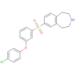630407-80-6  1H-3-Benzazepine,7-[[3-(4-chlorophenoxy)phenyl]sulfonyl]-2,3,4,5-tetrahydro-