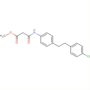 630413-58-0  Propanoic acid, 3-[[4-[2-(4-chlorophenyl)ethyl]phenyl]amino]-3-oxo-,methyl ester