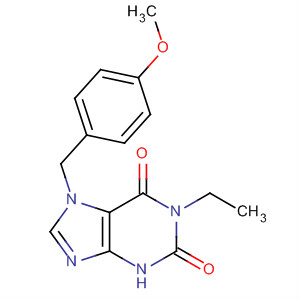 630413-93-3  1H-Purine-2,6-dione, 1-ethyl-3,7-dihydro-7-[(4-methoxyphenyl)methyl]-