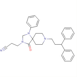 630425-79-5  1,3,8-Triazaspiro[4.5]decane-3-propanenitrile,8-(3,3-diphenylpropyl)-4-oxo-1-phenyl-