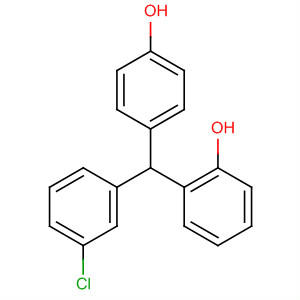 63074-89-5  Phenol, 2-[(3-chlorophenyl)(4-hydroxyphenyl)methyl]-