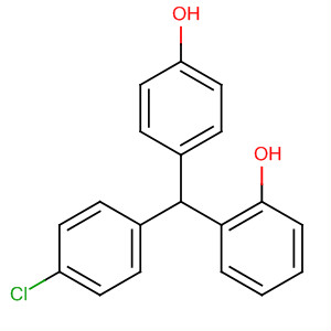 63074-90-8  Phenol, 2-[(4-chlorophenyl)(4-hydroxyphenyl)methyl]-