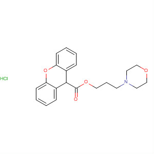 63129-20-4  9H-Xanthene-9-carboxylic acid, 3-(4-morpholinyl)propyl ester,hydrochloride