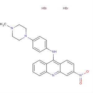 63178-25-6  9-Acridinamine, N-[4-(4-methyl-1-piperazinyl)phenyl]-3-nitro-,dihydrobromide