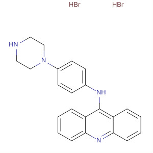 63178-26-7  9-Acridinamine, N-[4-(1-piperazinyl)phenyl]-, dihydrobromide